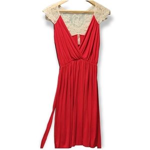 Gilli Plunge Lace Back Dress